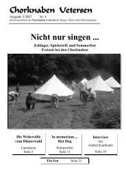 Ausgabe 3/2007 Nr. 4 - Chorknaben Uetersen