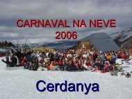 Programa Carnaval na Neve - Universidade do Minho