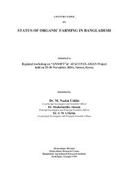 STATUS OF ORGANIC FARMING IN BANGLADESH - Afaci