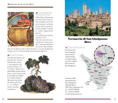 V ini di Toscana. Guida completa alle Doc e Docg - Turismo in ...