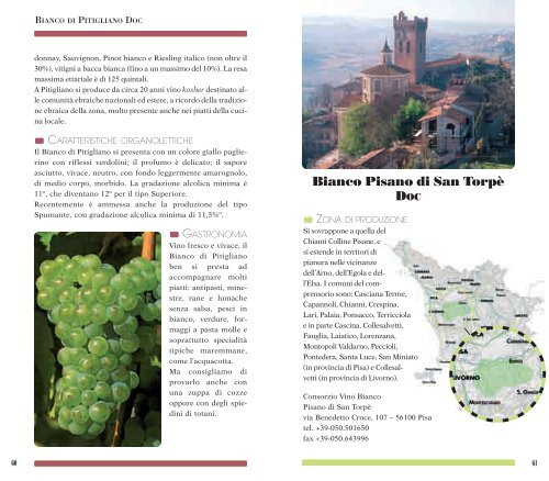 V ini di Toscana. Guida completa alle Doc e Docg - Turismo in ...