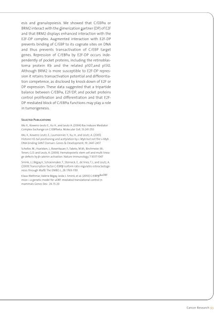 Research Report 2010 - MDC