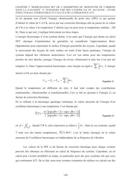 Zalfa NOUR ModÃ©lisation de l'adsorption des molÃ©cules Ã  fort ...