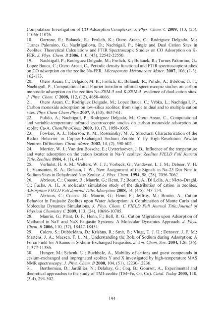 Zalfa NOUR ModÃ©lisation de l'adsorption des molÃ©cules Ã  fort ...