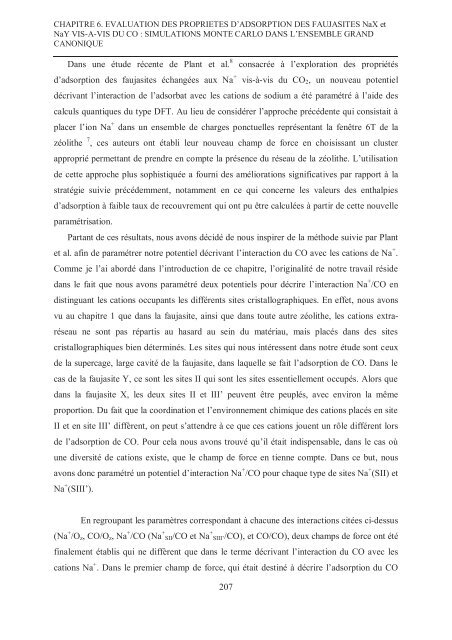 Zalfa NOUR ModÃ©lisation de l'adsorption des molÃ©cules Ã  fort ...