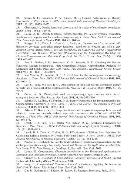 Zalfa NOUR ModÃ©lisation de l'adsorption des molÃ©cules Ã  fort ...