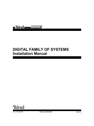 DIGITAL FAMILY OF SYSTEMS Installation Manual - TierOne ...