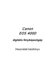 Canon EOS 400D HUN.pdf - FotoBarkacs.hu