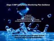 Stage 2 DBP Compliance Monitoring Plan Guidance