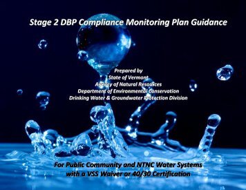 Stage 2 DBP Compliance Monitoring Plan Guidance