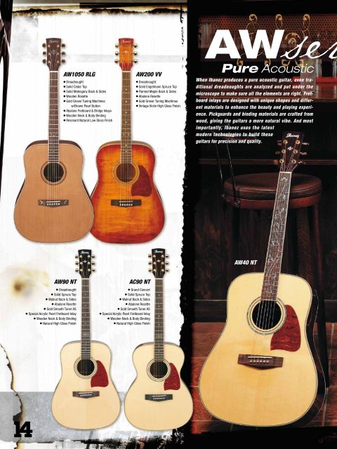 Ibanez Acoustic Guitar Catalog