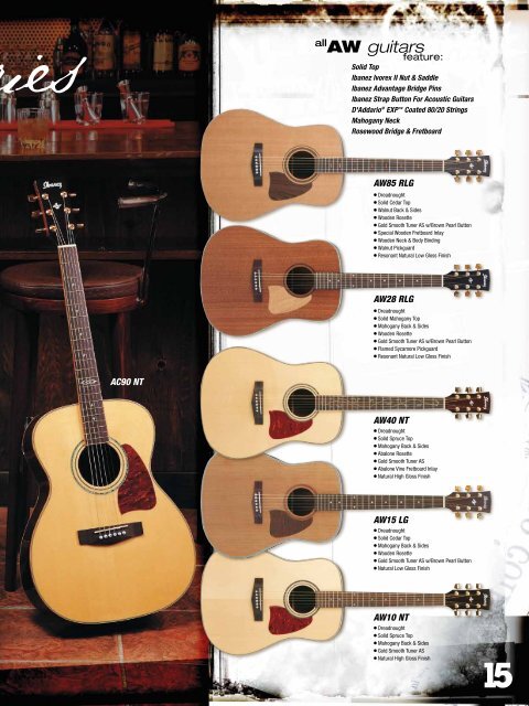 Ibanez Acoustic Guitar Catalog