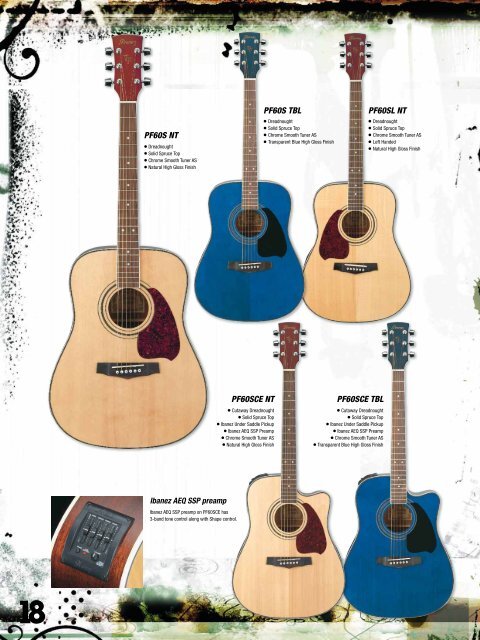 Ibanez Acoustic Guitar Catalog