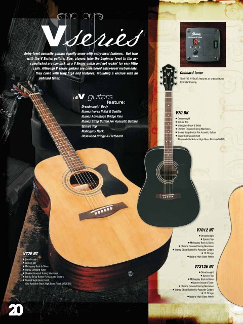 Ibanez Acoustic Guitar Catalog