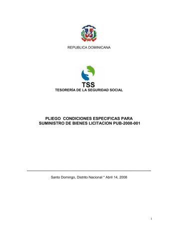 PROCURADURIA GENERAL DE LA REPUBLICA DOMINICANA - TSS