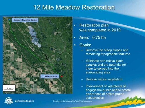 Restoration and Maintenance of Fescue Grasslands Prince Albert ...