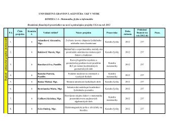 Komisia Ä. 6 - Matematika, fyzika a informatika