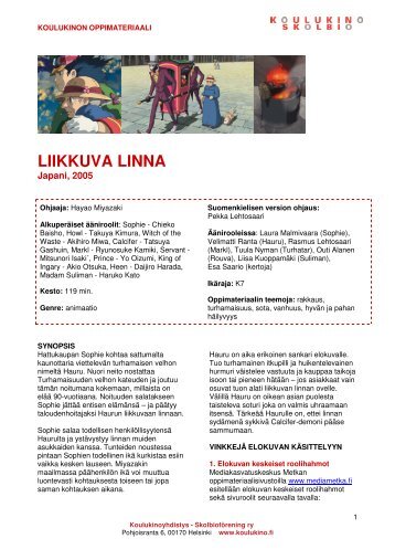 LIIKKUVA LINNA - Koulukino
