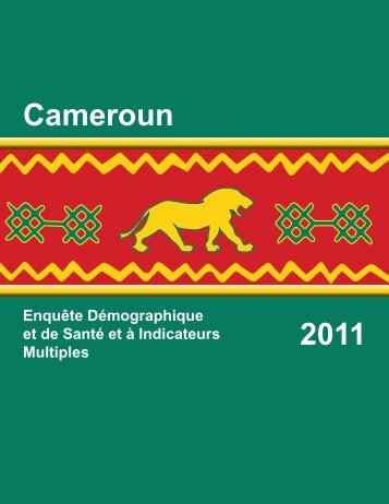 RÃ©publique du Cameroun EnquÃªte DÃ©mographique ... - Measure DHS