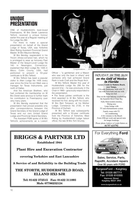 NEWSLETTER 36 Repro - Masonic Province of Yorkshire, West Riding