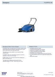 Nilfisk Alto Floortec 350 - Blast Clean