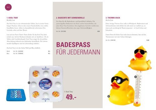 WHIRLPOOLS ZUBEHÃƒÂ–RKATALOG - Softub