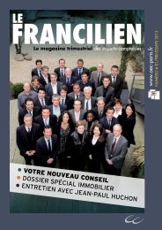 Le Francilien - Ordre des experts-comptables de Paris Ile-de-France