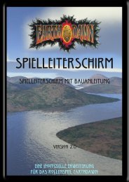 Earthdawn Spielleiterschirm