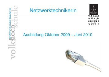 Netzwerktechniker Inhalte für das Pdf 2009 - 2010 - Jensch Group