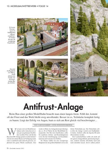 Antifrust - Anlage - Eisenbahn Journal