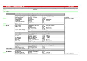 ARCHITEKTUR IN CH SEIT 1980_20130905.xlsx - Christian ...