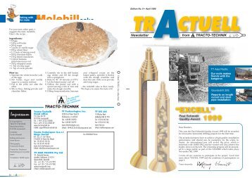 TRACTUELL Newsletter from TRACTO-TECHNIK