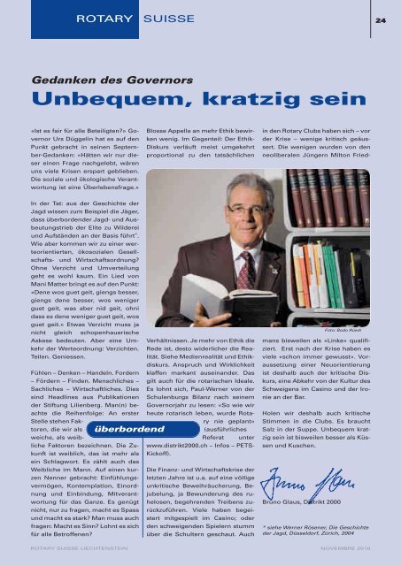 zum Thema... - Rotary Club Aarau-Alpenzeiger