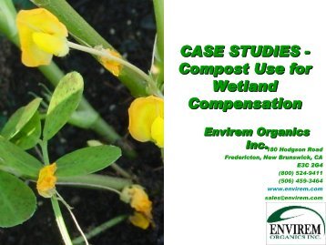 Rod Fry, Envirem Organics - Compost Council of Canada