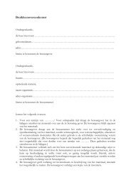 Model van een bruikleenovereenkomst - Heemkunde Vlaanderen