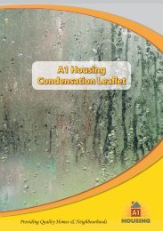 A1 Housing Condensation Leaflet