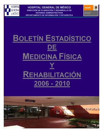 Boletín Estadístico del Servicio de Medicina Fisica y Rehabilitación ...