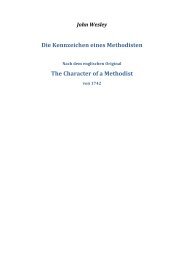 Kennzeichen eines Methodisten - Evangelisch-methodistische ...