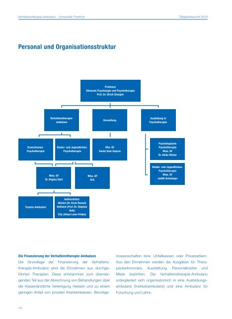 Verhaltenstherapie-ambulanz - Ausbildungsprogramm Kinder- und ...