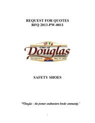 Safety Shoes - City of Douglas Arizona