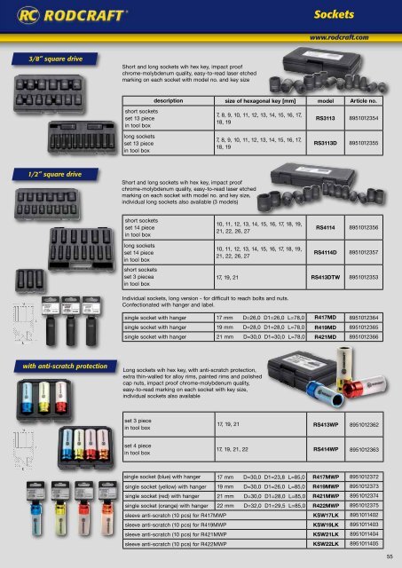 download (PDF) - RODCRAFT Pneumatic Tools