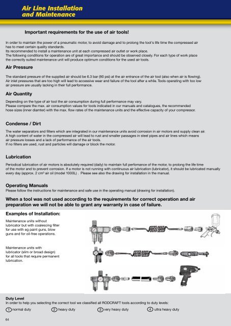 download (PDF) - RODCRAFT Pneumatic Tools