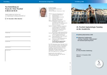 Fax-Anmeldung an Praxis Dr. Peter Prechtel 0 89/23 26 95 81 25 ...