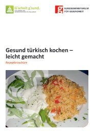 Gesund tÃ¼rkisch kochen â leicht gemacht - Bundesministerium fÃ¼r ...