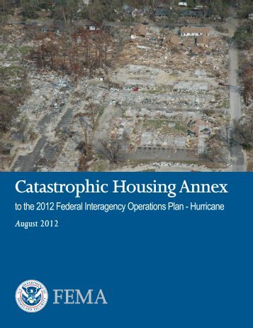 Catastrophic Housing Annex - Federal Emergency Management ...