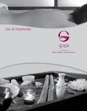 Download Our Price List - G spa