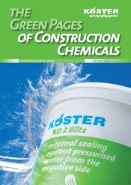 Green Pages of construction chemicals - Delta Membrane Systems Ltd