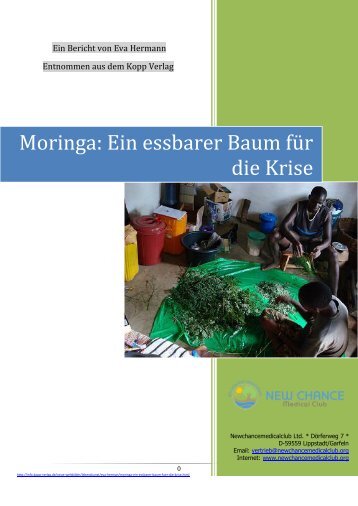Moringa: Ein essbarer Baum fÃ¼r die Krise