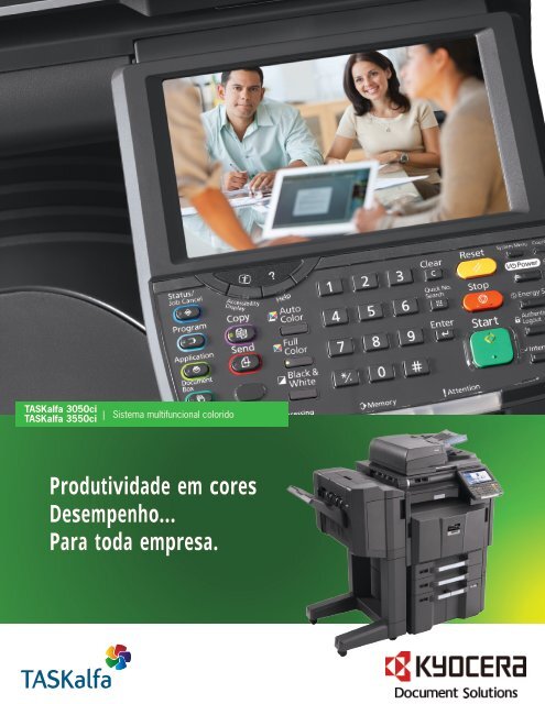 Produtividade em cores Desempenho... Para toda empresa. - Kyocera