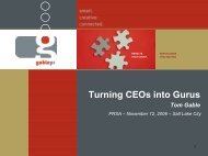 Turning CEOs into Gurus - Gable PR